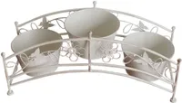 LILLEPOSTAMENT CHIC GARDEN 60X20X30CM VALGE