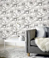 TAPEET ISELIIMUV ARTHOUSE P&S ELEPHANT GROVE CHARC 0,53X6M