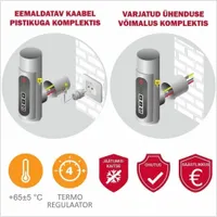 KÄTERÄTIKUIVATI TERMINUS EUROMIX EL.LÜLITIGA RV.TERAS 532X850MM 140W