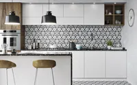 SEINAPLAAT REALONDA HEX CARNABY BLACK 28,5X33 1M² PAKIS