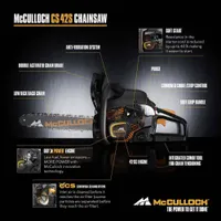 MOOTORSAAG MCCULLOCH CS 42S OXYPOWER VARUKETIGA