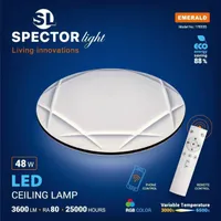 PLAFOON SPECTOR LIGHT 48W LED 3600LM PULT+TUYA 490MM
