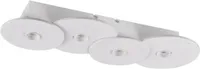 LAELAMP TRIO DISCUS 4XE27 VALGE