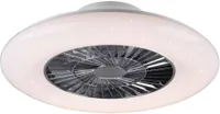 VALGUSTI VENTILAATORIGA TRIO VISBY LED 40W 3900LM KROOM
