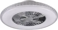 VALGUSTI VENTILAATORIGA TRIO HARSTAD LED 40W 5000LM KROOM