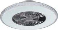 VALGUSTI VENTILAATORIGA TRIO HARSTAD LED 40W 5000LM KROOM