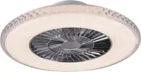 VALGUSTI VENTILAATORIGA TRIO HARSTAD LED 40W 5000LM KROOM