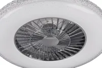 VALGUSTI VENTILAATORIGA TRIO HARSTAD LED 40W 5000LM KROOM