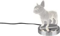 LAUALAMP TRIO BULLDOG LED RGBW 3,2W 200LM KROOM
