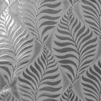 TAPEET ARTHOUSE FOIL EMBOSSED LEAF SILVER