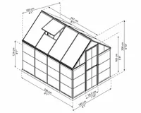 KASVUHOONE HYBRID 4,6M²