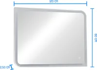 PEEGEL KONTINENT FANTASY LED VALGUSTUSEGA 80X60CM
