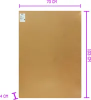 PEEGEL KONTINENT DEMURE LED VALGUSTUSEGA 100X70CM