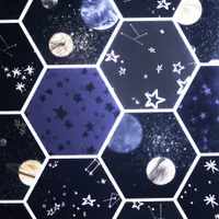 TAPEET ARTHOUSE SPACE HEX MULTI PIMEDAS HELENDAV
