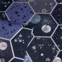 TAPEET ARTHOUSE SPACE HEX MULTI PIMEDAS HELENDAV