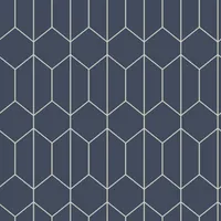 TAPEET ARTHOUSE LINEAR GEO NAVY