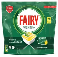 NÕUDEPESUMASINA KAPSLID FAIRY ALLINONE LEMON 28TK PAKIS