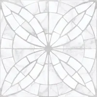 PÕRANDAPLAAT GOLDEN TILE MOSAIC WHITE FLOWER 30X30CM 1,35M² PAKIS