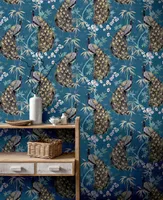 TAPEET ARTHOUSE OPULENT PEACOCK TEAL & GOLD