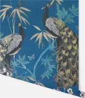TAPEET ARTHOUSE OPULENT PEACOCK TEAL & GOLD
