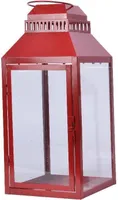 LATERN DECORIS 45CM PUNANE