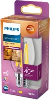 LED LAMP PHILIPS CLASSIC 3,4W (40W) B35 E14 FIL. 2200-2700K WG