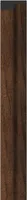 SEINAPANEELI LIIST VASAK VOX LINERIO L-LINE CHOCO 21X61X2650MM