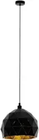LAELAMP EGLO ROCCAFORTE E27 1X60W MUST/KULDNE D300MM