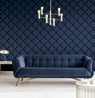 TAPEET ARTHOUSE WOOD TRELLIS NAVY