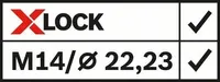 LÕIKEKETAS X-LOCK EXPERT 125X1X22,23MM