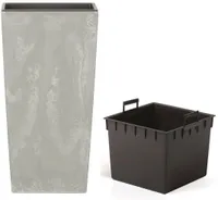 LILLEPOTT PROSPERPLAST URBI SQUARE 26,5CM, BETOONI IMITATSIOON