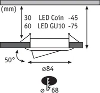 ALLVALGUSTI PAULMANN KOMPLEKT CHOOSE 3X10W LED IP23 SUUNATAV VALGE