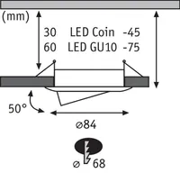 ALLVALGUSTI PAULMANN KOMPLEKT CHOOSE 3X10W LED IP23 SUUNATAV MET.
