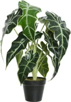 KUNSTTAIM EVERLANDS ALOCASIA POTIS 50CM