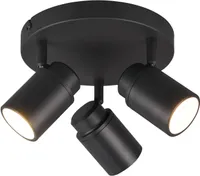 VANNITOAVALGUSTI TRIO ANGELO 3X5W LED GU10 MUST