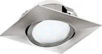 RIPPLAEVALGUSTI EGLO PINEDA 1X4,9W LED 460LM 3000K MATT NIKKEL