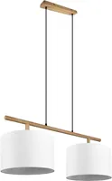 LAELAMP TRIO KORBA 2X60W E27 VALGE