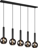 LAELAMP TRIO CLAYTON 5XE27 115CM MATT MUST