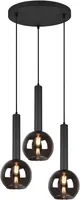 LAELAMP TRIO CLAYTON 3XE27 45CM MATT MUST