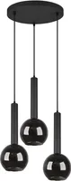 LAELAMP TRIO CLAYTON 3XE27 45CM MATT MUST
