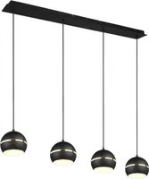 LAELAMP TRIO FLETCHER 4X40W E14 MATT MUST
