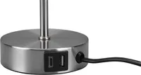 LAUALAMP REALITY JARO E27 USB PESA VALGE/MATT NIKKEL