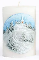 LAUAKÜÜNAL ARTMAN JÕULUMAASTIK 10X6,5CM, VALGE