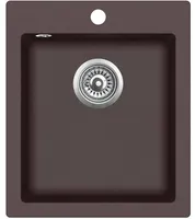 VALAMU JA SEGISTI KOMPLEKT AQUASANITA SQS100W+2813 GRANIIT TUME PRUUN