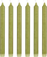 KÜÜNAL MICA DECORATIONS STEARIIN 25CM ROHELINE 6TK