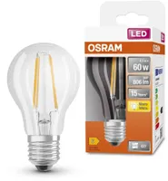 LED LAMP OSRAM 6,5W A60 E27 806LM 2700K CLASSIC FIL.