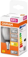 LED LAMP OSRAM 4W P45 E14 470LM 2700K CLASSIC MATT