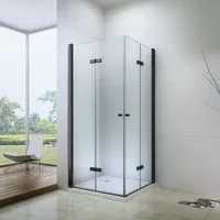 DUŠIUKS LIIGEND AQUALINE 6MMX76,5X200CM KIRGAS KLAAS MUST PROFIIL
