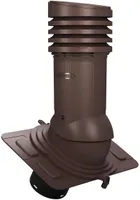 VENTILATSIOONI LÄBIVIIK 125MM UNIWERSAL EVO SOOJUSTATUD AGRO/KLASSIK PRUUN