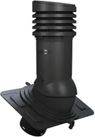 VENTILATSIOONI LÄBIVIIK 125MM UNIWERSAL EVO SOOJUSTATUD AGRO/KLASSIK  MUST